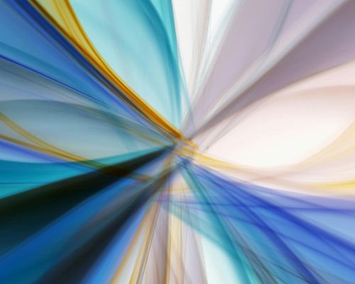 Abstract image representing clear vision and flowing energy.